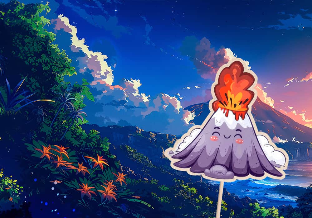 Portada vídeo cuento El despertar del volcan