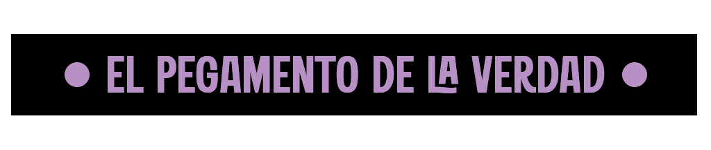 Título del cuento El pegamento de la verdad
