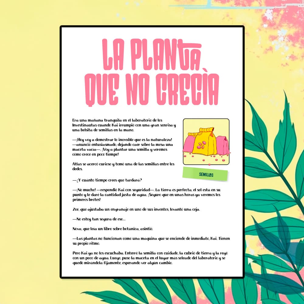 Cuento «La planta que no crecía»