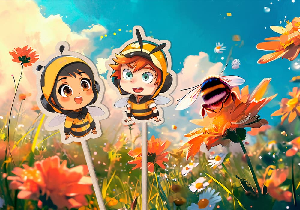 Portada vídeo cuentoLa vida de las abejas y la importancia de la polinización