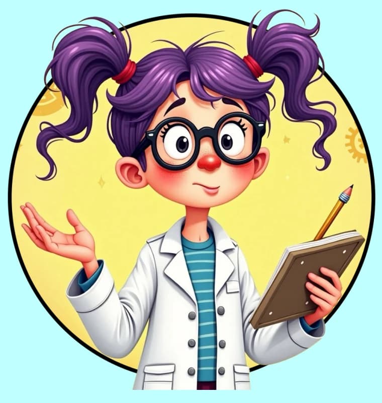 Nova, una de Los Investinautas, con su cuaderno de experimentos