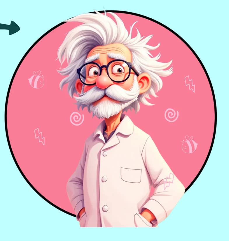 El Profesor Cuántico, guía de Los Investinautas