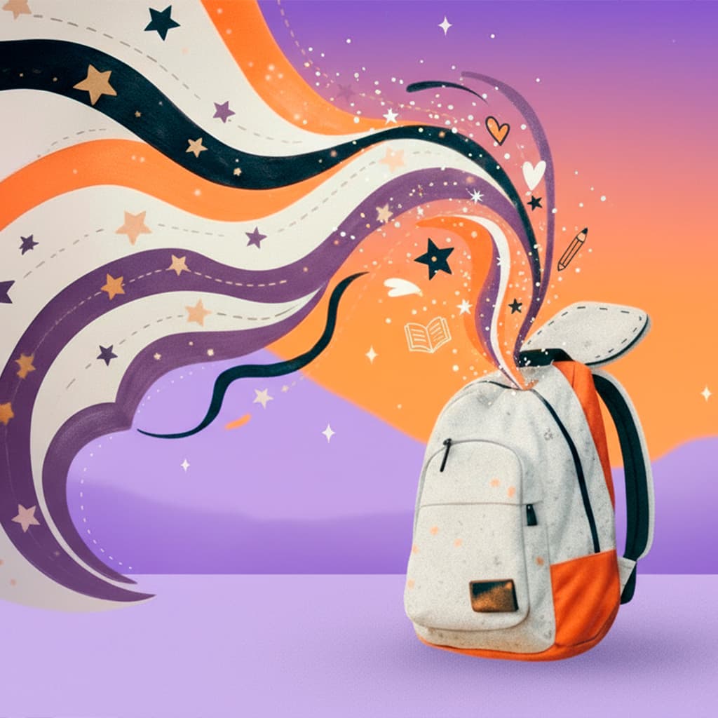 Marcos aprende a preparar su mochila con responsabilidad