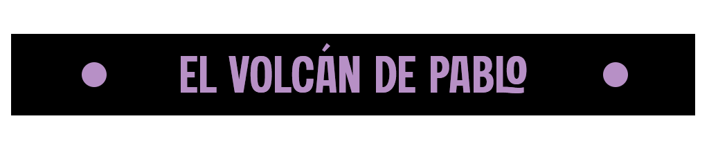 Título del cuento El volcán de Pablo